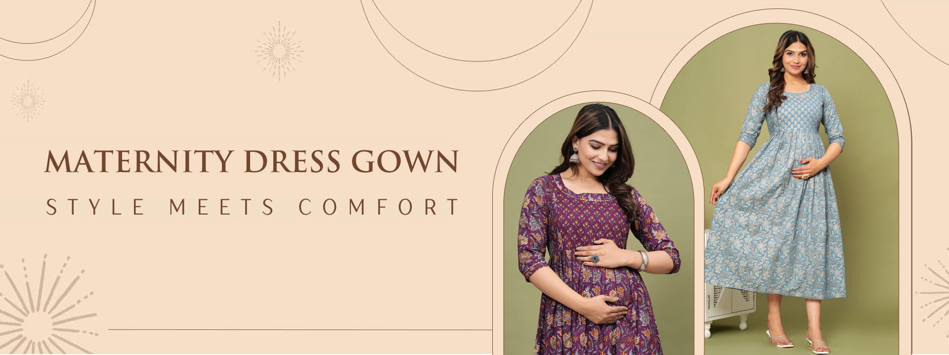 Maternity Dresses, Nightgown, Nursing Gown, Baby Feeding Gown For Women Online