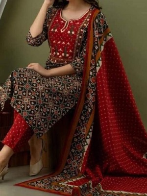 Mukti Indian Pakistani Salwar Kameez Dupatta Printed Kurta Palazzo Designer Kurti Pant