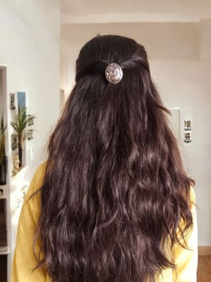 Beautiful Peacock Designer Silver Oxidized Hair Pin Ethnic Hair Accessory Jewellery