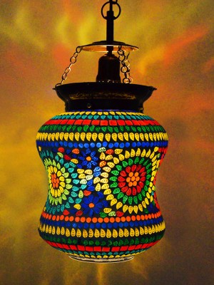 Turkish Mosaic Bubble Soul Pendant Light Fixture Lamp Shade Light Lantern