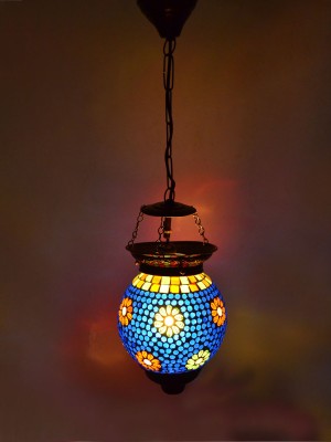 Unique Artistic Work Turkish Moroccan Mosaic Hanging Light Ceiling Lamp 6X8