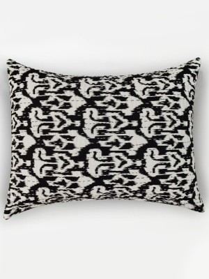 Boho ZigZag Ikat Handmade Kantha Embroidered Standard Pillow Sham Set of 2