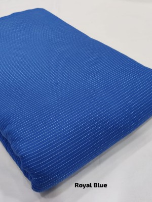 Royal Blue Plain Kantha Work Upholstery Fabric 100% Cotton Dressmaking Craft Quilting Fabric Material