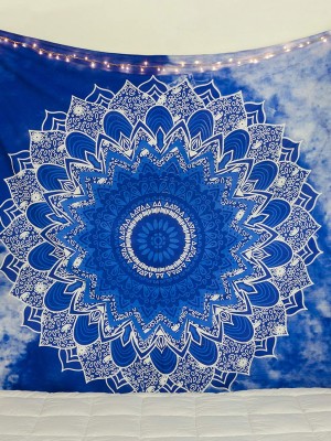 Multi Bohochic Mandala Wall Tapestry Small Twin Cotton Wall Hanging for Room Decoration