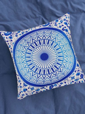 16" Bohemian Indian Medallion Mandala Cotton Throw Pillow Case Cushion Cover