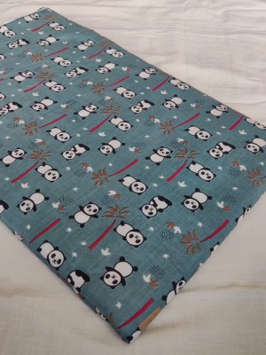 Panda Cotton Apparel Quilting Fabric by the Yard Cute Animal Pattern for Kids & Nursery Decor Fabric