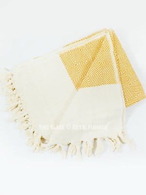 Breathable All-Season Organic Cotton Sofa Throw - Hypoallergenic, Sustainable & Stylish Home Accessory