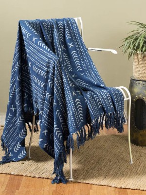 Hand Woven Blanket Bedding Throw Handloom Soft Cotton AC Blanket Sofa Couch Decorative Throw