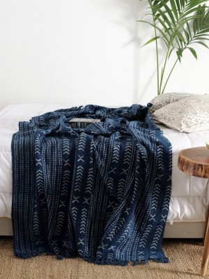 Hand Woven Blanket Bedding Throw Handloom Soft Cotton AC Blanket Sofa Couch Decorative Throw