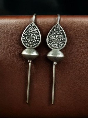 Antique Style Designer Needle Earcuff Earrings Bohochic Silver Oxidized Earring Boho Jewellery