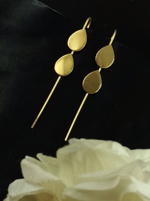 Trending Gold Plated Needle Earcuff Earrings Elegant Ear Wrap Earring Jewellery for Girls