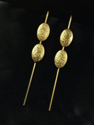 Popular Gold Plated Needle Earcuff Earrings Elegant Ear Wrap Earring Jewellery for Women