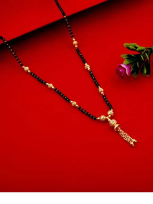 Trendy New Mangalsutra Indian Mangal Sutra Necklace Earrings Jewellery Set