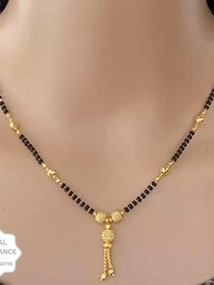Trendy New Mangalsutra Indian Mangal Sutra Necklace Earrings Jewellery Set