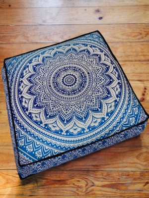 Boho Ombre Mandala Floor Pillow Cover Square Cushion Cover Dog Cat Pet Bed - 36 Inch