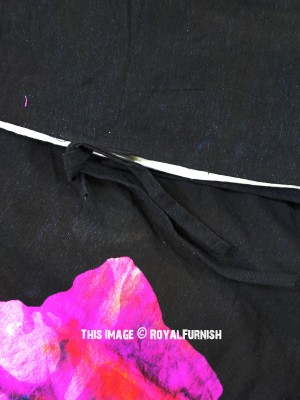 Multi Colorful Tie Dye World Map Cotton Queen Duvet Cover Set with 2 Pillow Cases