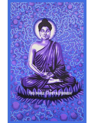 Colorful Buddha Yoga Meditation Tapestry Wall Hanging Wall Tapestry