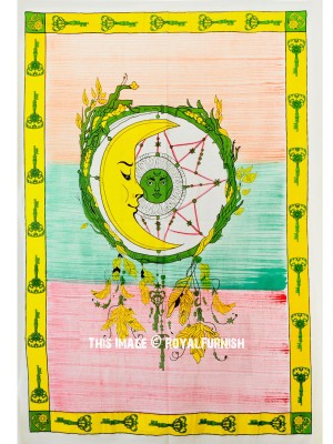 Hippie Colorful Dream Catcher Poster Tapestry Fabric Wall Hanging