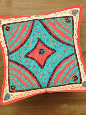 16" Decorative & Bohemian Accent Unique One-Of-A-Kind Handmade Throw Pillow Cover
