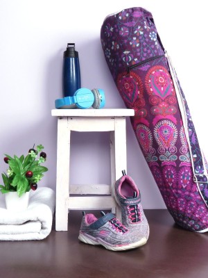 Bohemian Mandala Yoga Mat Cover Carry Bag with Zip Pocket
