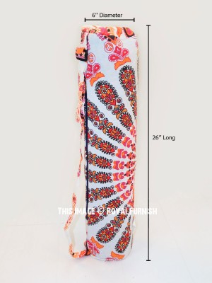 Unique Colorful Floral Mandala Yoga Mat Cover Carry Bag