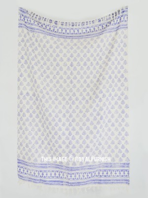 Purple Hand Woven Cotton Mud Cloth Handmade Throws Gift Couch Blanket for Living Room