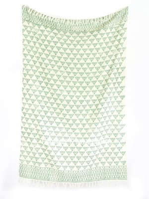 Cotton Woven Mud Cloth Blanket Cozy & Breathable Hand Block Print Sofa Throw