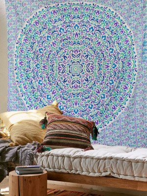Boho Mandala Wall Hanging Tapestry Large Multi Bedding Gypsy Decor