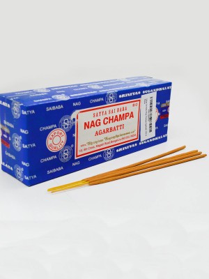 Satya Sai Baba Nag Champa Agarbatti 250 Grams Hand Rolled Fine Quality Incense Sticks