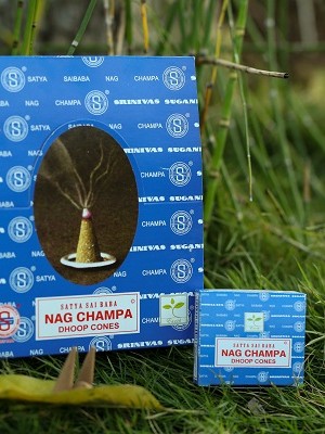 Premium Satya Dhoop Incense Cones - Set of 12 Boxes - 144 Cones