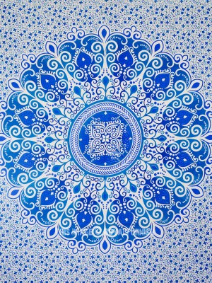 Kamala Mandala Wall Tapestry Large Multi Bedding Bohemian Decor