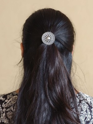 Unique Silver Oxidized Hair Pin for Girls Affordable Designer Hair Accessories Jewellery