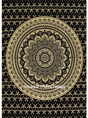 Classic Ombre Mandala Fabric Poster Hippie Tapestry Boho Wall Hanging