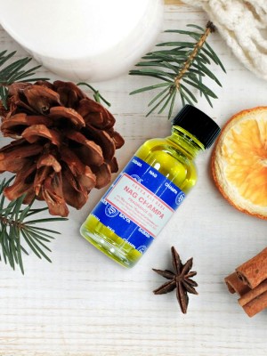 Satya Nag Champa Fragrance Oil Aromatherapy Essential Oil for Diffuser - 30 ML