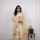 Light Yellow Indian Pakistani Readymade Salwar Kameez Dupatta Kurti Pant Set Ethnic Handwork Dress