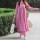 Pink Beautiful Khadi Cotton Slub Pleated A-Line Cotton Kurti Pant Co Ord Set for Women (Set of 2)