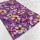 Purple Vintage Floral Printed Cotton Fabric Designer Flower Print Fabric Multiuse Cotton Fabrics Telas