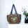 Blue Gujrati Handmade Double Side Floral Embroidery Thread Work Rajasthani Design Ethnic Tribal Tote HandBag