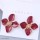 Red Flower Earring Floral Korean Earrings Stud Affordable Special Tops Boho Trendy GenZ Jewelry
