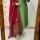 Pista Green Heavy Embroidery and Mirror Work Straight Fit Cotton Kurti Pant with Contrasting Red Dupatta 