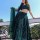 Green Embroidered Semi Stitched Lehenga Choli Ethnic Designer Lehenga Dupatta Set