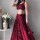 Maroon Embroidered Semi Stitched Lehenga Choli Ethnic Designer Lehenga Dupatta Set
