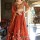 Rust Orange Elegant Ethnic Embroidered Lehenga Dupatta Set Designer Semi Stitched Lehenga Choli