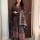 Black Elegant Ajrakh Print Anarkali Cotton Kurti Pant With Dupatta Set For Women (Set Of 3)
