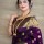 Sangeeta Purple Ethnic Jacquard Banarasi Silk Zari Woven Saree with Unstitched Blouse Piece