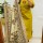 Vedika Mustard Green Ethnic Embroidered V-Neck Straight Fit Cotton Kurti Pant With Dupatta  (Set Of 3)