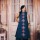 Nihaar Blue Straight Fit Cotton Sleeveless Kurti Pant Co Ord Set For Women