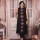Nihaar Black Straight Fit Cotton Sleeveless Kurti Pant Co Ord Set For Women