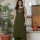 Green Summer Everyday Straight Fit Solid Cotton Kurti Pant Co Ord Set For Women (Set Of 2)
