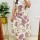 White & Wine Floral Printed Indian A-Line Co Ord Set Cotton Salwar Kameez Kurti Pant for Women